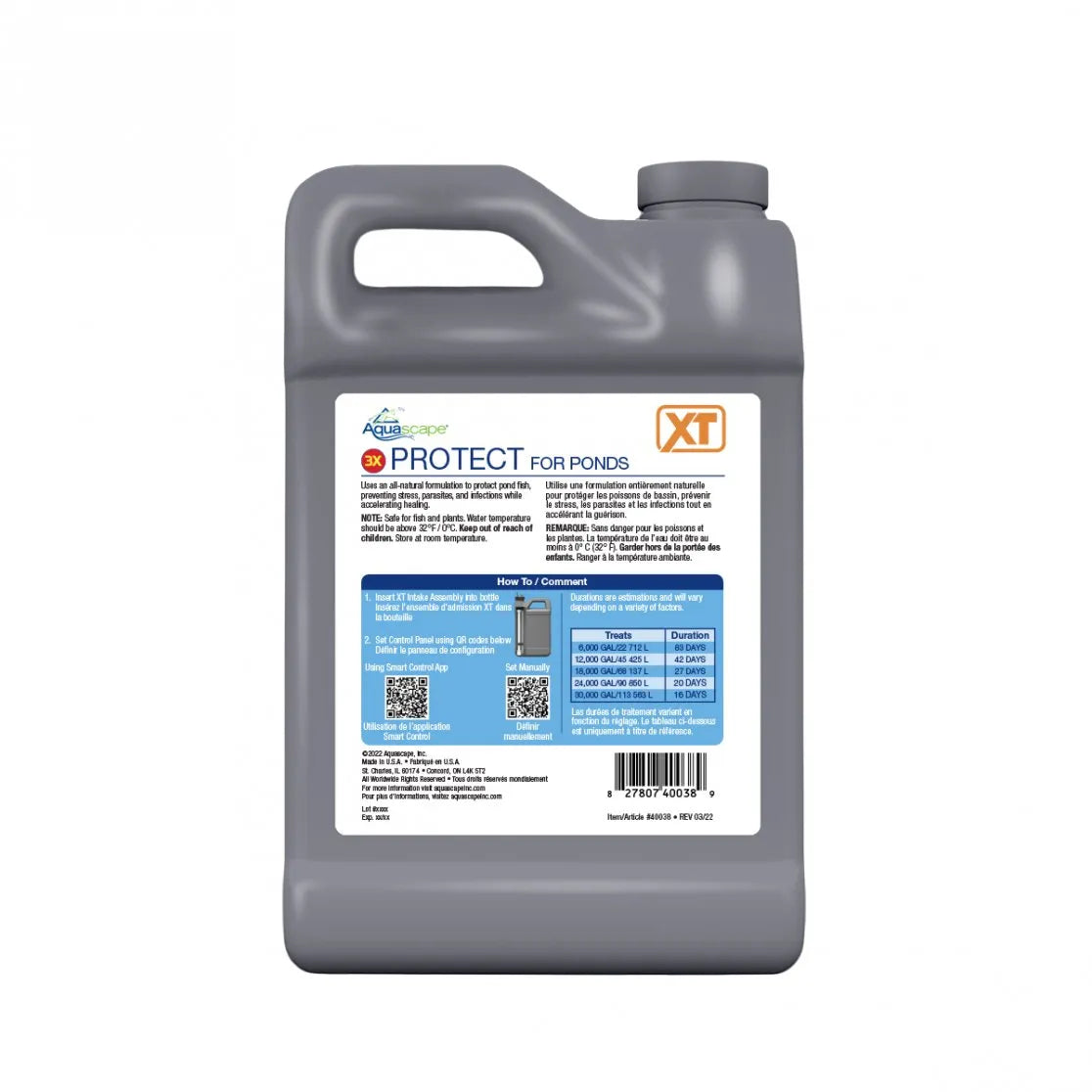 3X PROTECT FOR PONDS XT - 64 OZ / 1.89 L