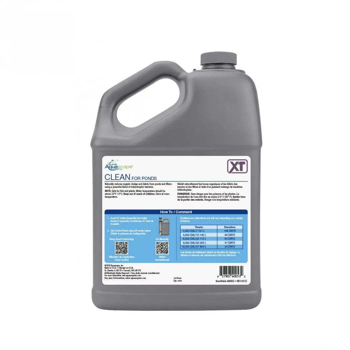 CLEAN FOR PONDS XT - 1 GAL / 3.78 L