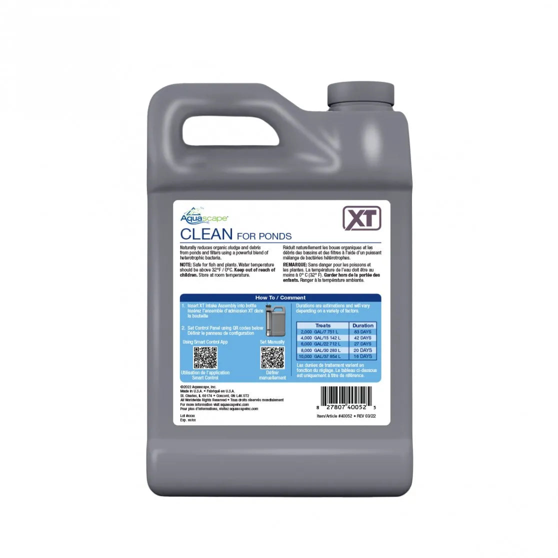 CLEAN FOR PONDS XT - 64 OZ / 1.89 L