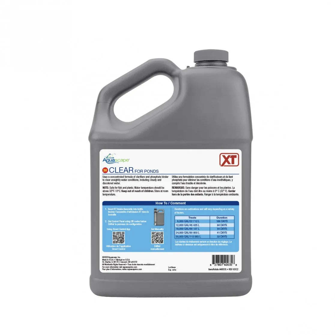 3X MAINTAIN FOR PONDS XT - 1 GAL / 3.78 L