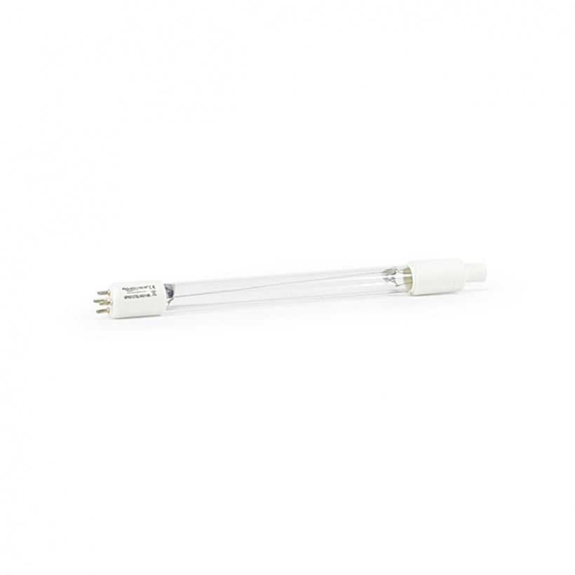 A 14-watt high-output UV bulb for pond filters.