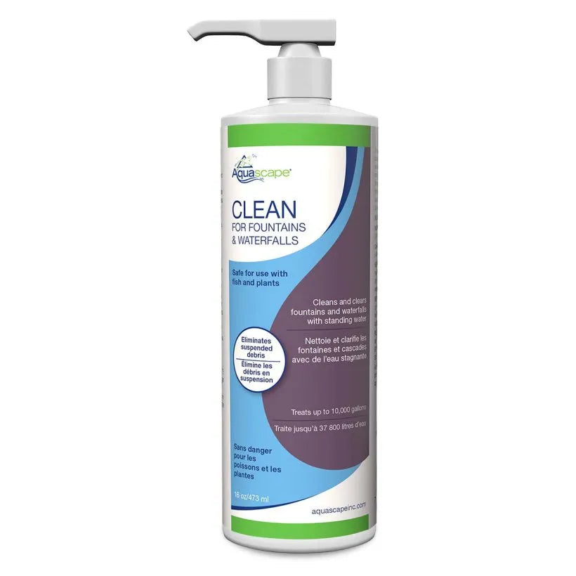 CLEAN FOR FOUNTAINS AND WATERFALLS 16 OZ / 473 ML