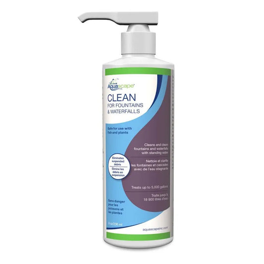 CLEAN FOR FOUNTAINS AND WATERFALLS - 8 OZ / 236 ML