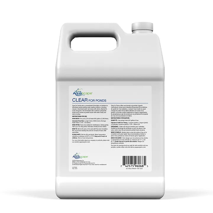 CLEAR FOR PONDS - 1 GAL / 3.78 L