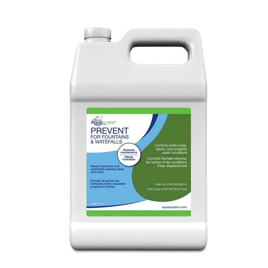 PREVENT FOR FOUNTAINS AND WATERFALLS - 1 GAL / 3.78 L