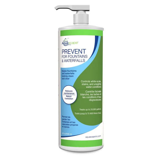 PREVENT FOR FOUNTAINS AND WATERFALLS - 32 OZ / 946 ML